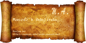 Maszák Adelinda névjegykártya